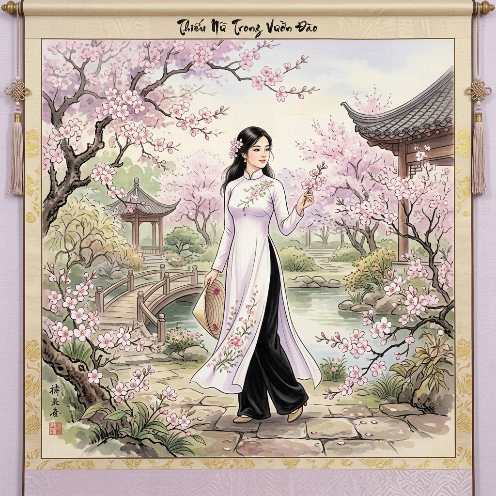 A Maiden in Ao Dai